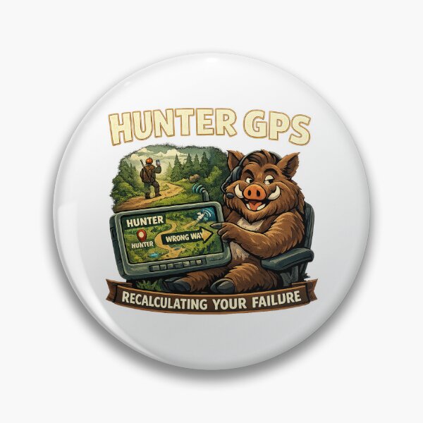 Item preview, Hunter GPS - Funny Hunting Design designed and sold by C6S5M.
