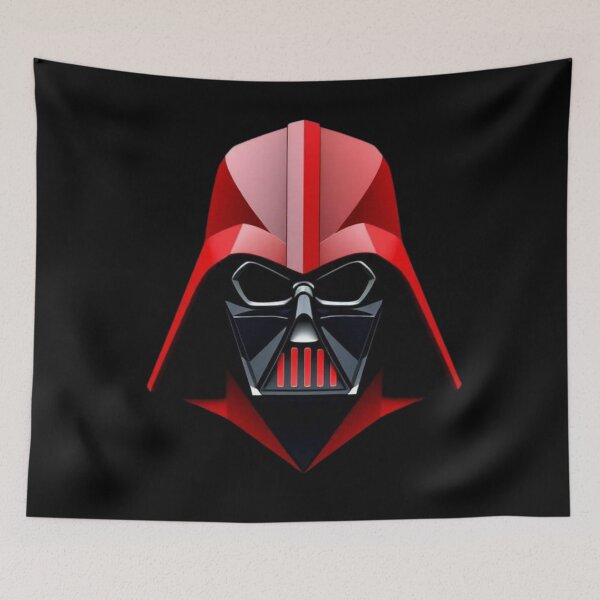 Item preview, Stylized Red Darth Vader Helmet designed and sold by Rebel74jf.