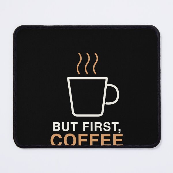 Item preview, But First Coffee — coffee lover's café design designed and sold by Vestra Design.