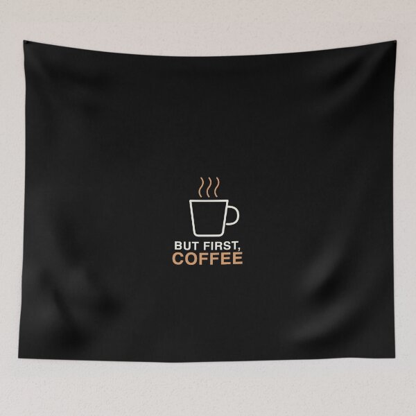 Item preview, But First Coffee — coffee lover's café design designed and sold by Vestra Design.