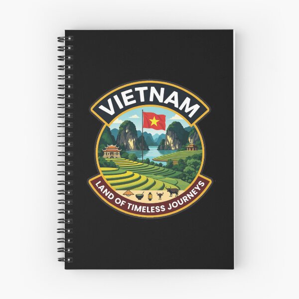 Item preview, Vietnam – Land of Timeless Journeys designed and sold by GnuArt.
