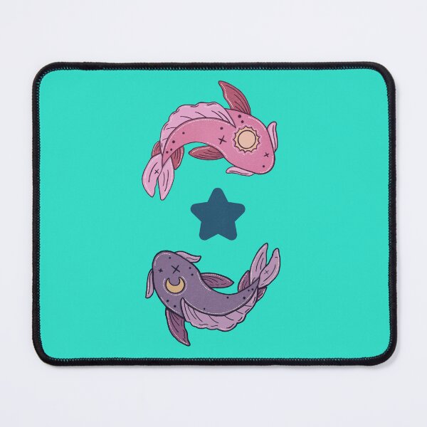 Item preview, Celestial Koi Fish Pair Sun and Moon Pisces Art designed and sold by Whimsy Moth .