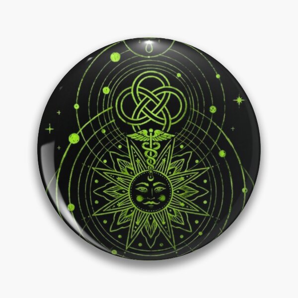 Item preview, Sacred geometry mystycal sun moon mandala designed and sold by MysticVargas.