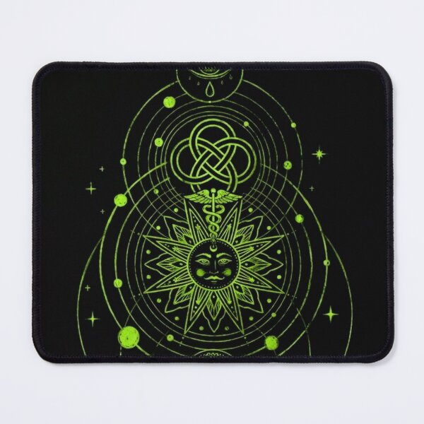 Item preview, Sacred geometry mystycal sun moon mandala designed and sold by MysticVargas.