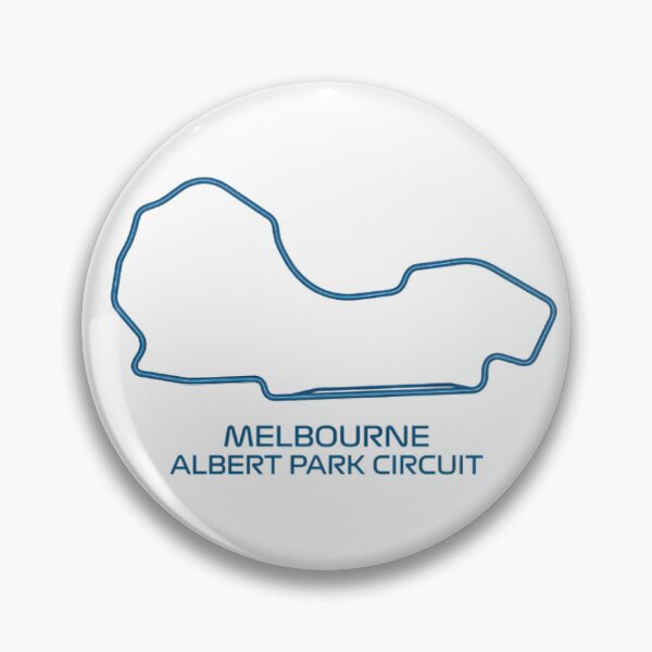 Item preview, Melbourne Albert Park Circuit – Minimalist Motorsport Race Track Outline Art designed and sold by mentosdesigner.