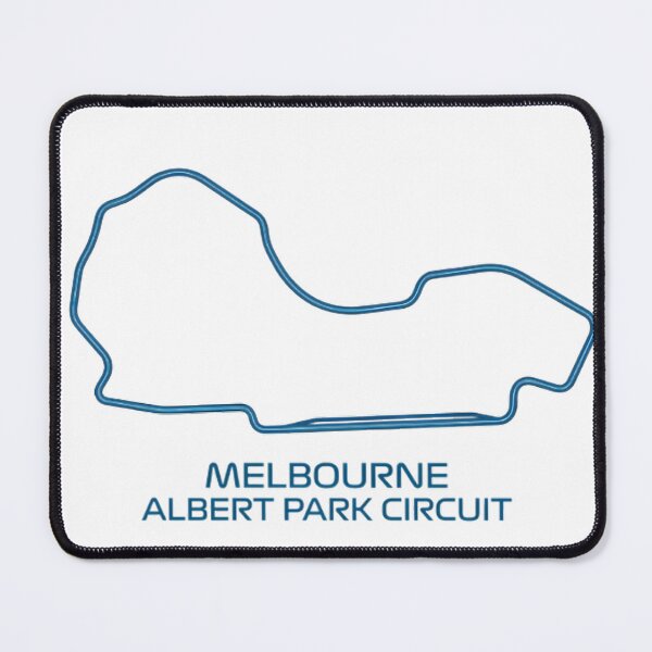 Item preview, Melbourne Albert Park Circuit – Minimalist Motorsport Race Track Outline Art designed and sold by mentosdesigner.