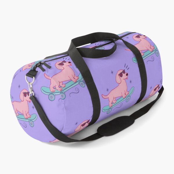 Item preview, Cool Skateboarding Dachshund Dog with Sunglasses Art designed and sold by Whimsy Moth .