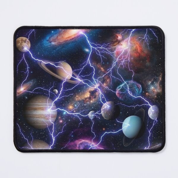 Item preview, Electric galaxy storm space art designed and sold by MysticVargas.
