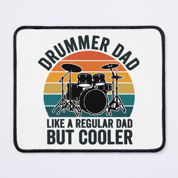 Item preview, Drummer Dad Retro Sunset - Gift for Cool Drumming Fathers designed and sold by raedattia.