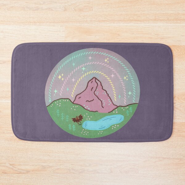 Item preview, Mothman Mountain Scene Pastel Cryptid Folklore Art designed and sold by Whimsy Moth .