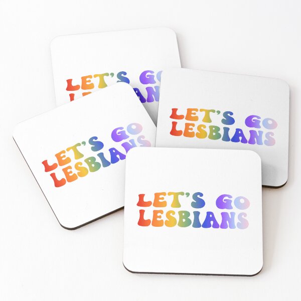 Item preview, Let's Go Lesbians Groovy Rainbow designed and sold by coffeepolicy.