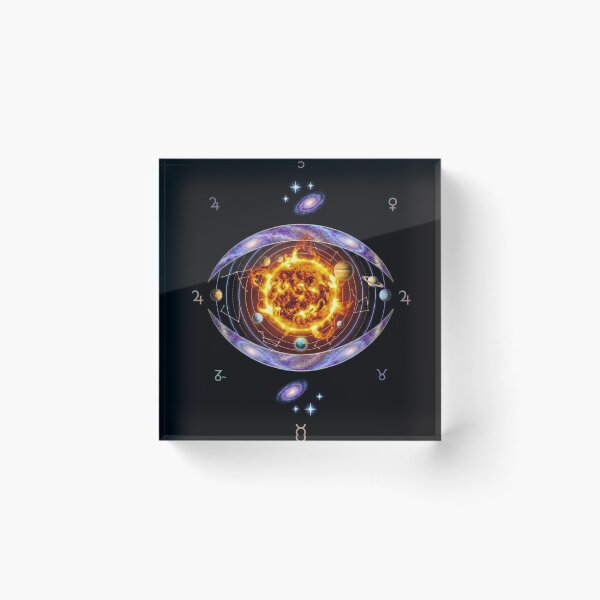 Item preview, Astrological solar system art designed and sold by MysticVargas.