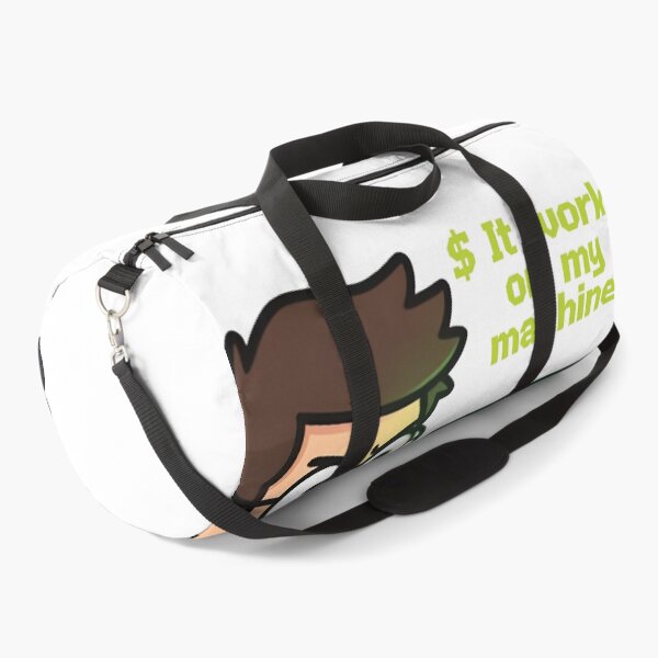 Item preview, It Works On My Machine - Funny Cartoon Programmer designed and sold by Artivex-graphic.