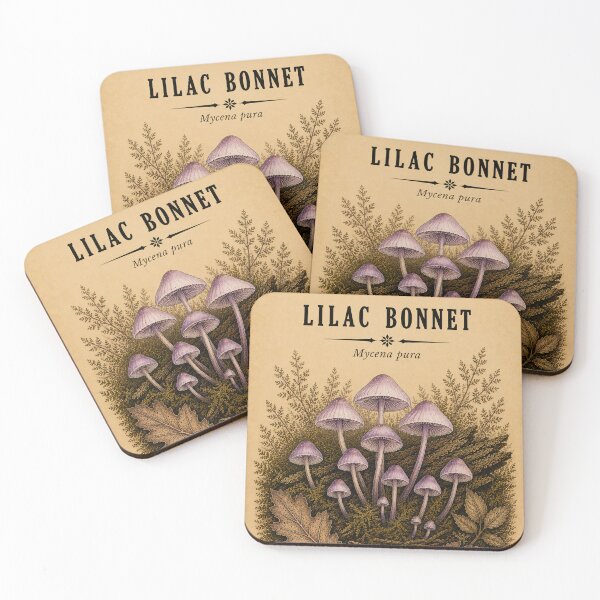 Item preview, Lilac Bonnet Mushroom designed and sold by StudioBloodmoon.
