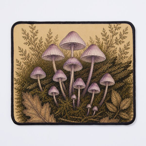 Item preview, Lilac Bonnet Mushroom designed and sold by StudioBloodmoon.