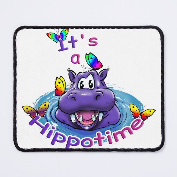 Item preview, Cute Hippo With Butterflies Pun designed and sold by KArtLab.