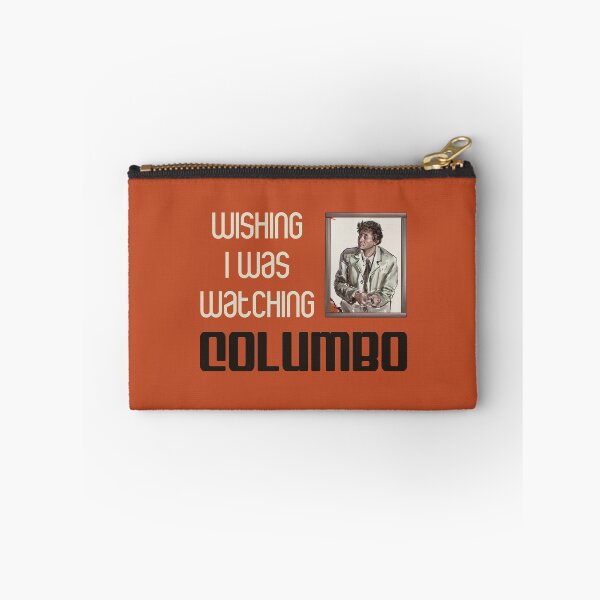 Item preview, Wishing I Was Watching Columbo (on Burnt Orange) designed and sold by PawsitiveMum3.