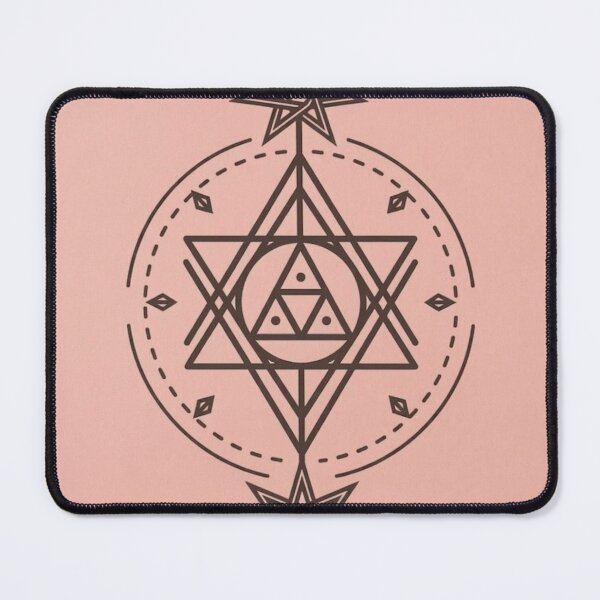 Item preview, Sacred geometry hexagram mystycal symbol art designed and sold by MysticVargas.