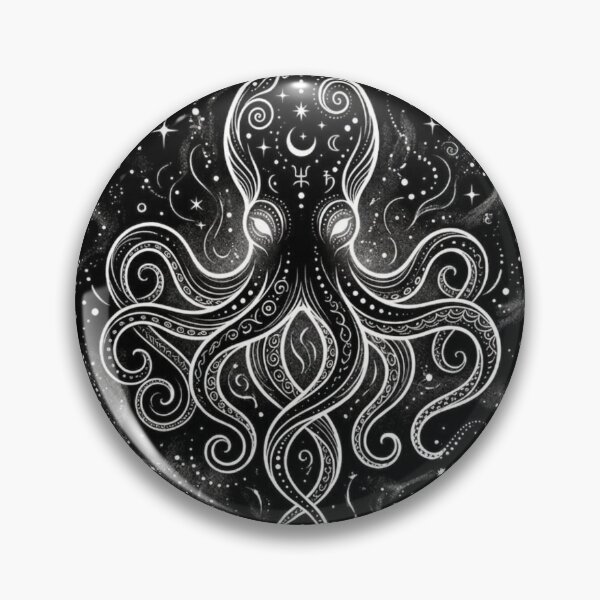 Item preview, Mystical cosmic octopus celestial art designed and sold by MysticVargas.