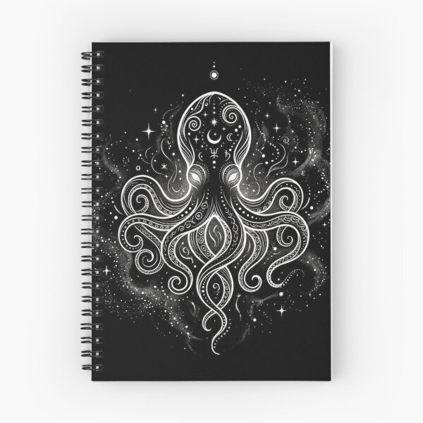 Item preview, Mystical cosmic octopus celestial art designed and sold by MysticVargas.