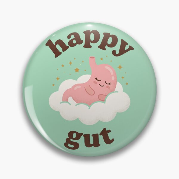 Item preview, Retro Flat Cute Gastroenterology Happy Gut designed and sold by DuckOddity.