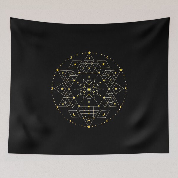 Item preview, Mystical cosmic geometric mandala pattern designed and sold by MysticVargas.
