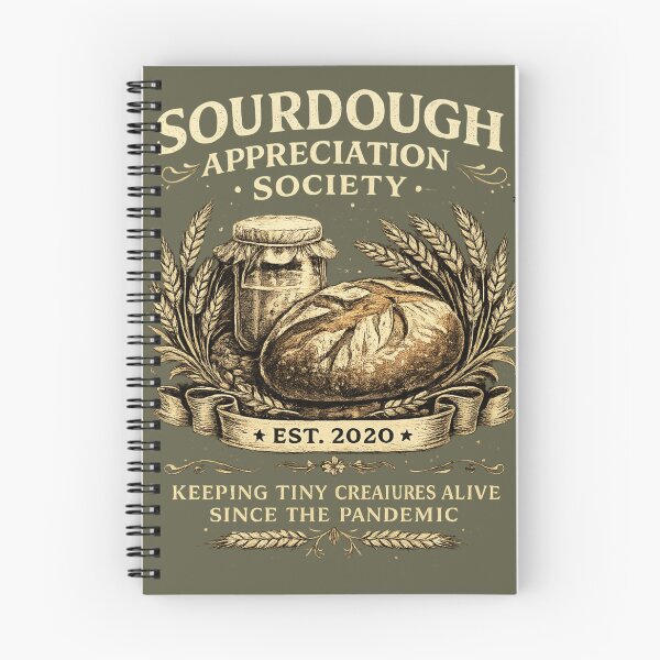 Item preview, Sourdough Appreciation Society Vintage Bread Baking Design designed and sold by BuyByButterfly.