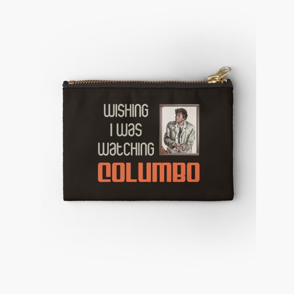 Item preview, Wishing I Was Watching Columbo (on Dk. Brown) designed and sold by PawsitiveMum3.