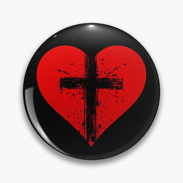 Item preview, Jesus Cross Heart Christian Faith Design designed and sold by JupiterLemons.