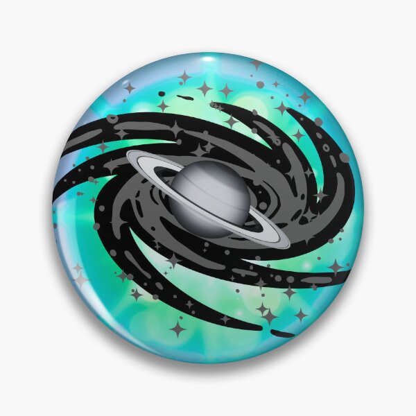 Item preview, Cosmic galaxy saturn spiral space art designed and sold by MysticVargas.