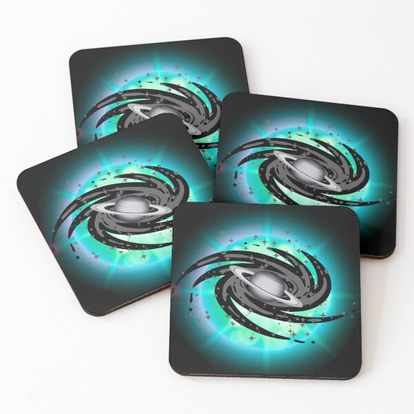 Item preview, Cosmic galaxy saturn spiral space art designed and sold by MysticVargas.