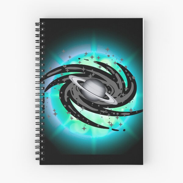 Item preview, Cosmic galaxy saturn spiral space art designed and sold by MysticVargas.