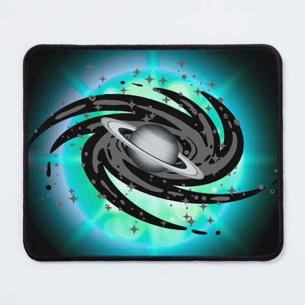 Item preview, Cosmic galaxy saturn spiral space art designed and sold by MysticVargas.