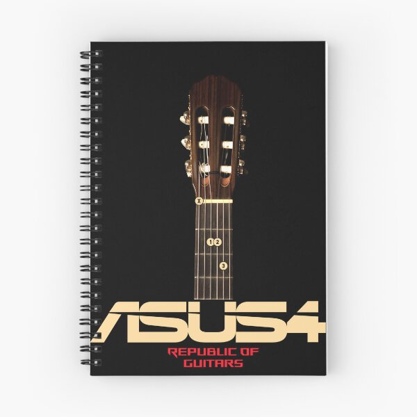 Item preview, Asus4 Chord - Republic of Guitars designed and sold by Geek Gobbledygook.