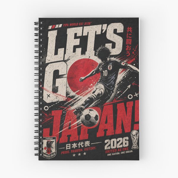 Item preview, Let’s Go Japan – World Cup 2026 Vintage Distressed Soccer Fan designed and sold by Jandedan.