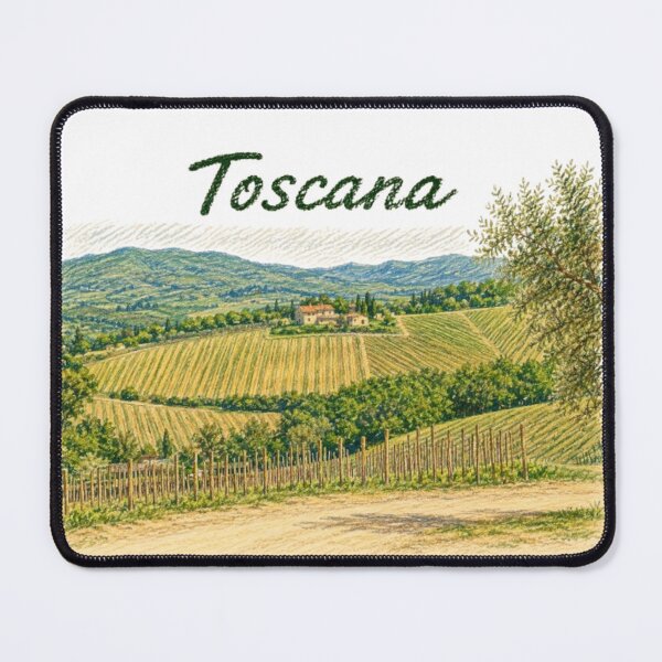 Item preview, oscane – Chianti vineyards and Italian hills designed and sold by JOANNASKAH.