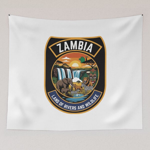 Item preview, Zambia – Land of Rivers and Wildlife designed and sold by GnuArt.