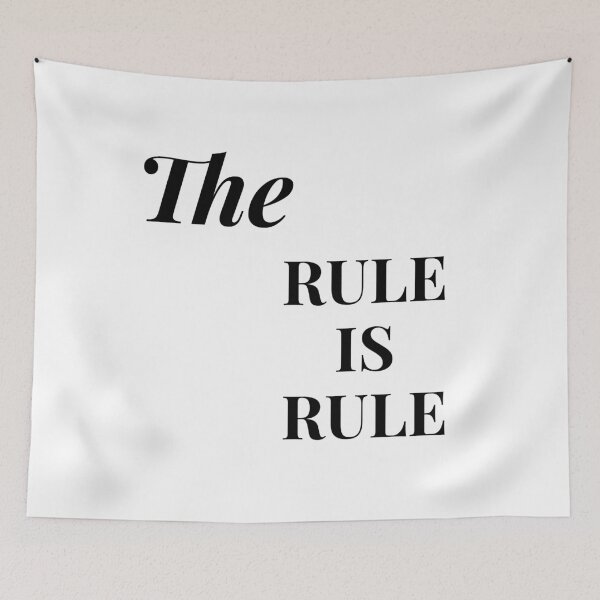 Item preview, The rule is rule designed and sold by ArtistTejal.