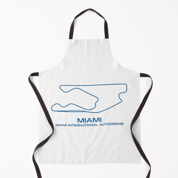 Item preview, Miami International Autodrom Track Layout – Minimalist Racing Circuit Art designed and sold by mentosdesigner.