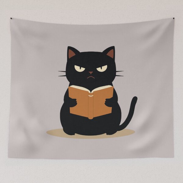 Item preview, Stay Weird Be Kind Black Cat Book Lover Design designed and sold by aminomen.