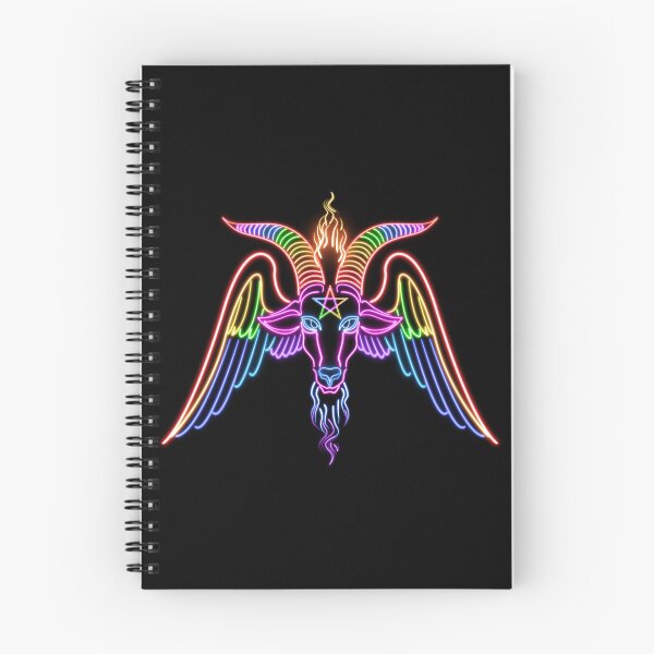 Item preview, Neon Baphomet (PRIDE EDITION!) designed and sold by Frost Child Studios.