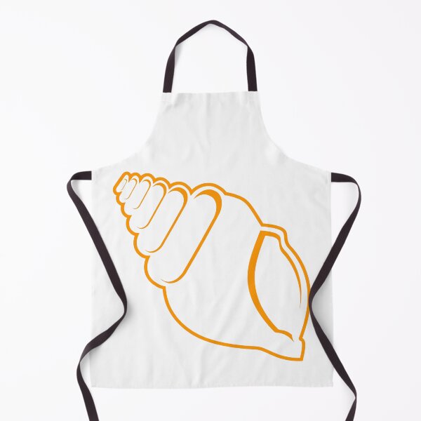 Item preview, Orange Conch Shell Outline designed and sold by Risa-C.