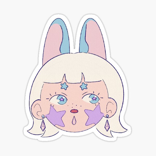 Item preview, space bunny jester designed and sold by shy mouse.