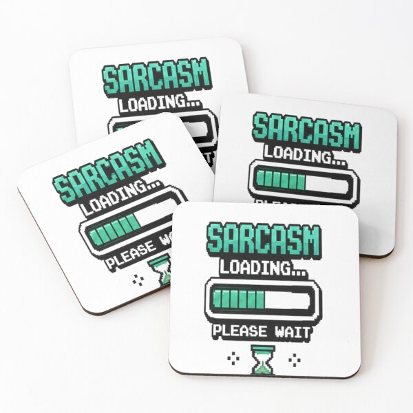 Item preview, Sarcasm Loading Please Wait Funny Retro Pixel Art designed and sold by PACS0011.