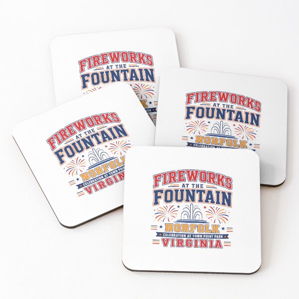 Item preview, Fireworks At The Fountain Norfolk Celebration designed and sold by Combat Skies.