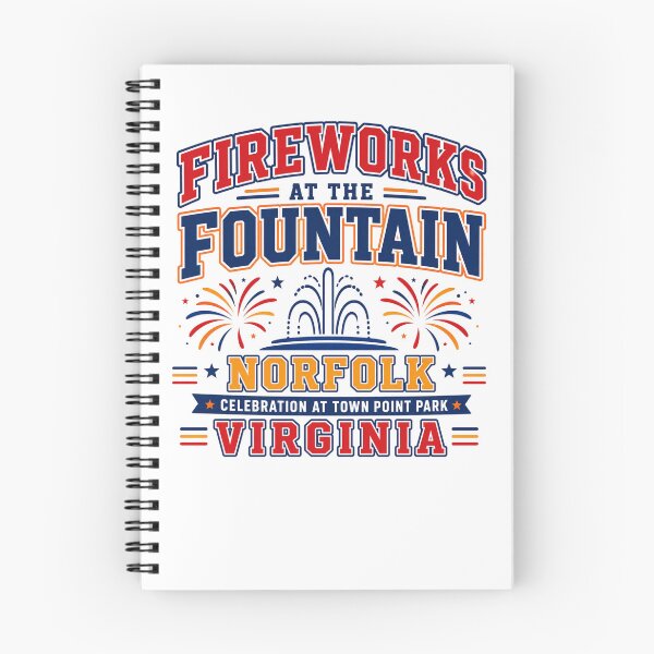 Item preview, Fireworks At The Fountain Norfolk Celebration designed and sold by Combat Skies.