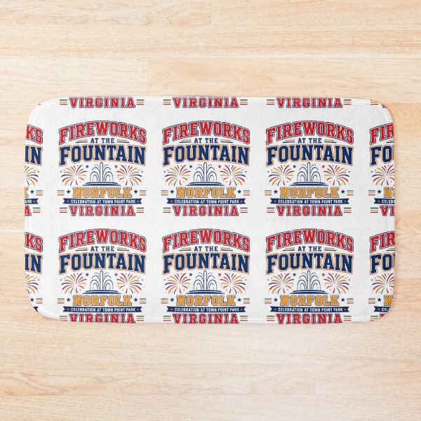 Item preview, Fireworks At The Fountain Norfolk Celebration designed and sold by Combat Skies.