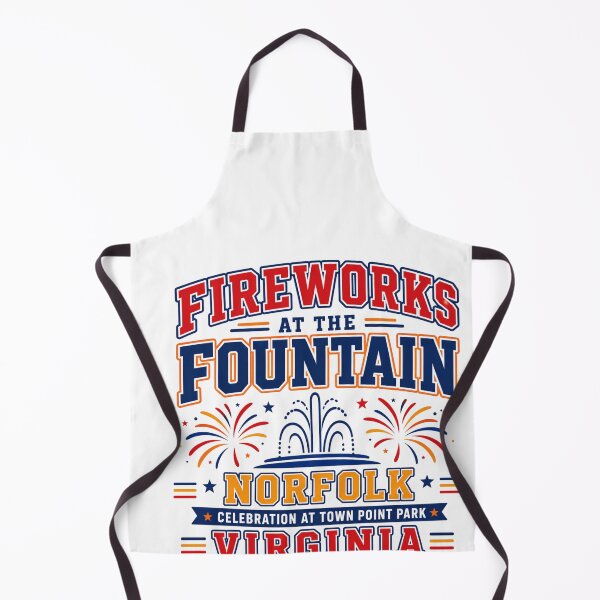 Item preview, Fireworks At The Fountain Norfolk Celebration designed and sold by Combat Skies.