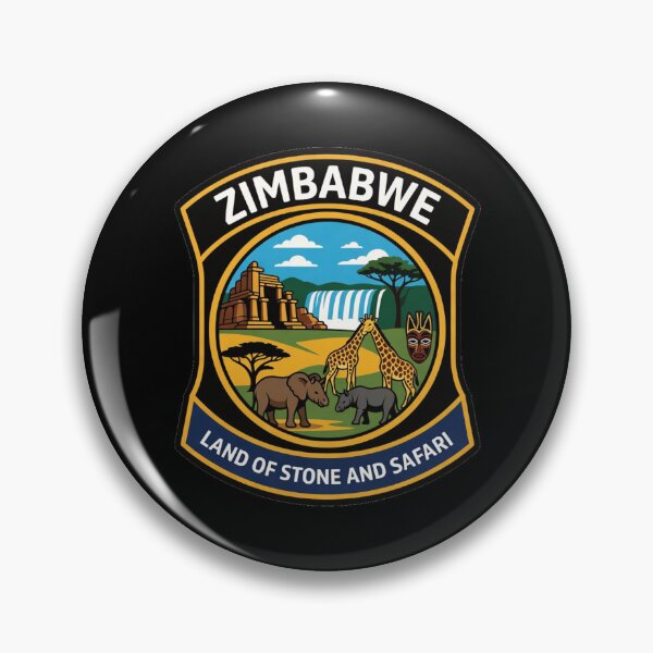 Item preview, Zimbabwe – Land of Stone and Safari designed and sold by GnuArt.