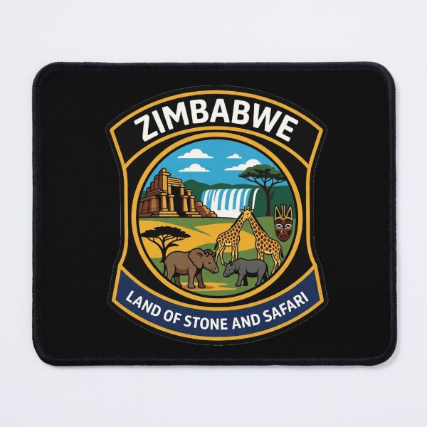 Item preview, Zimbabwe – Land of Stone and Safari designed and sold by GnuArt.